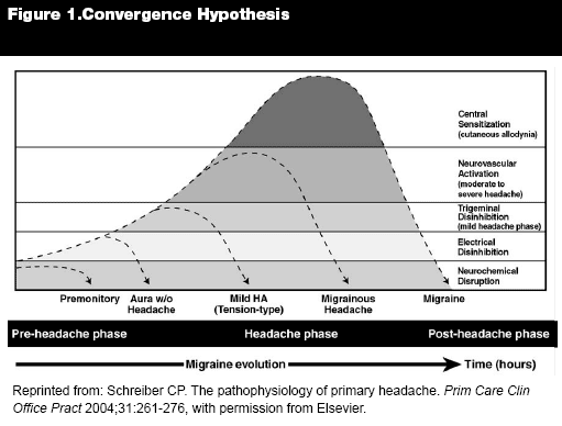 convergence hypothesis headaches